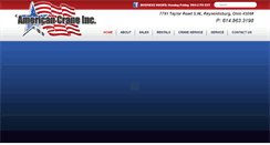 Desktop Screenshot of americancraneinc.com