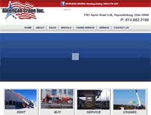 Tablet Screenshot of americancraneinc.com